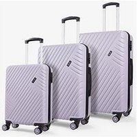 Rock Luggage Santiago Hardshell 8 Wheel 3 Pc Set