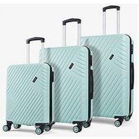 Rock Luggage Santiago Hardshell 8 Wheel 3 Pc Set