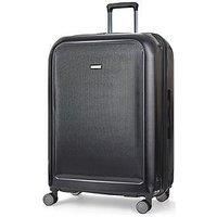 Rock Luggage Austin 8 Wheel Hardshell Pp Medium Suitcase With Tsa Lock -Black