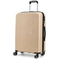 Rock Luggage Hudson 8 Wheel Pp Hardshell Medium Suitcase - Champagne