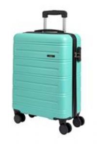 Rock Lisbon 8 Wheel Hard Turquoise Cabin Case - Small