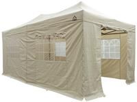 All Seasons 3m x 6m Garden Pop Up Gazebo with Side Panels