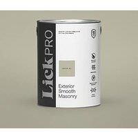 LickPro Exterior Smooth Masonry Paint Green 01 5Ltr (734FW)