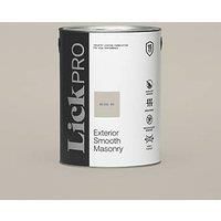 LickPro Exterior Smooth Masonry Paint Beige 04 5Ltr (979FW)