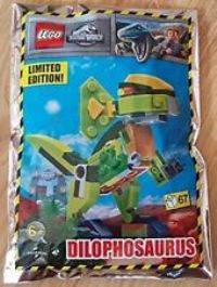 LEGO Jurassic World - Dilophosaurus -  Foil Pack 122115 - New & Sealed