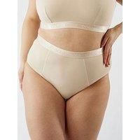 Oola Control High Waist Brief - Light Beige