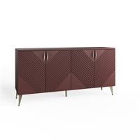 Frank Olsen Ava Sideboard with LED Lighting and Alexa Compatibility - Mulberry