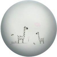 24W LED Round Ceiling Light 6500K, 2500 Lumen, Giraffe Print