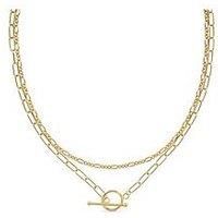 14K Gold Link Chain Minimalist Choker