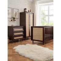 Tutti Bambini Japandi 3 Piece Furniture Room Set - Warm Walnut