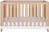 Tutti Bambini Hygge Mini Cot Bed - White Light Oak