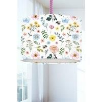 Colourful Flowers Lampshade