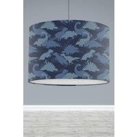 Dinosaur Camouflage Lampshade Blue