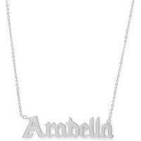 Say It With Custom Name Necklace - Silver