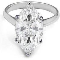 Say It With Marquise Cut 5.08Ct Lab Grown Diamond Ring - Platinum