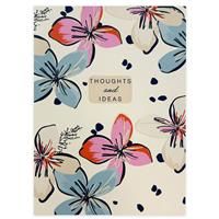 B5 Flexi Thoughts and Ideas Notebook - Cream Butterflies - Notebooks - Stationery Supplies