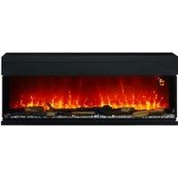 1800W Electric Fireplace Recessed, Insert, Wall Mounted, Freestanding