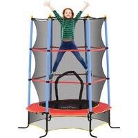 HOMCOM Kids Trampoline, with Safety Net, for Ages 3-10 Years Aosom UK