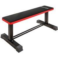 SPORTNOW Flat Weight Bench, 300KG Weight Capacity Workout Bench with Dumbbell Rack Aosom UK