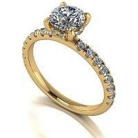 Moissanite 9Ct Gold 0.50Ct Total Moissanite Solitaire Ring