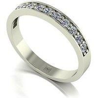 Moissanite Lady Lynsey Platinum 0.33Ct Total Eq Eternity Ring