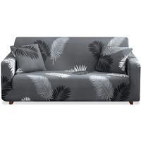 Teynewer Fit Stretch Sofa Cover, Sofa Slipcover 1-Piece (4 Black