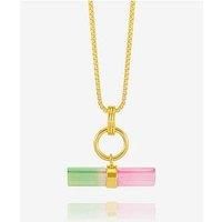 Rachel Jackson Watermelon T-Bar Necklace