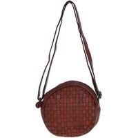 'Rifugio in Pelle' Leather Round Crossbody Bag