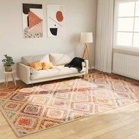 Rug Washable Multicolour 190x300 cm Anti Slip