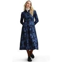 Regatta Womens Orla Kiely Long Sleeve Bold Pattern Printed Maxi Shirt Dress