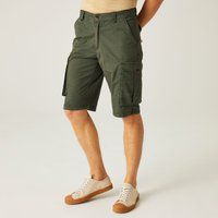 Regatta Mens Shorebay Shorts Coolweave Cotton Multi Pocket Summer Cargo Shorts