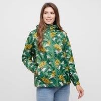 Regatta Breathable Women's Green Orla Kiely Waterproof Pack-It Jacket, Size: 14 - Sale