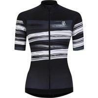 Dare 2b Women's Full Zip Aep Stimulus Jersey Black Paint Print, Size: 16