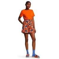 Regatta Orla Kiely Summer II Shorts Orange Tropical, Size: 16 - Sale