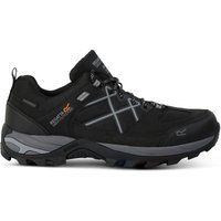 Regatta Mens Samaris III Waterproof Outdoor Hiking Walking Shoes - Black/Granit