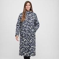 Regatta Orla Kiely Long Length Quilted Jacket Birdy Grey, Size: 12 - Sale