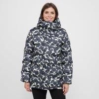 Regatta Orla Kiely Oversized Quilted Jacket Birdy Grey, Size: 10 - Sale