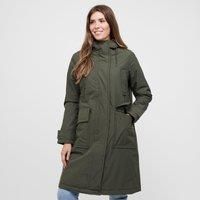 Regatta Breathable Women's Khaki Orla Kiely Longline Waterproof Jacket, Size: 10 - Sale