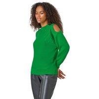 Roman Sparkle Cold Shoulder Jumper for Women UK - Ladies