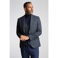 Jeff Banks Navy Blue Birdseye Mens Regular Fit Blazer - Formal & Casual by Suit Direct