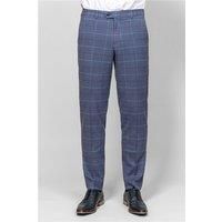 Marc Darcy Drake Navy Check Blue Men's Trousers