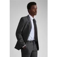 Ted Baker Regular Fit Ash Charcoal Grey Semi Plain Men's Suit Jacket