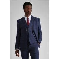 Ted Baker Chelia Airforce Check Slim Blue Men's Suit Jacket