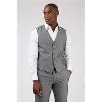 Limehaus Slim Fit Silver Grey Waistcoat by Suit Direct