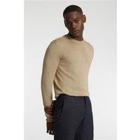 Limehaus Knitted Crew Neck Jumper Beige