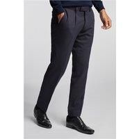 Jeff Banks Navy Blue Puppytooth Men's Trousers