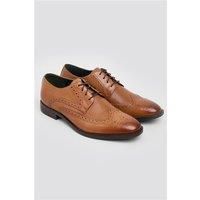 Racing Green Max Tan Leather Brogues