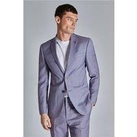 Ted Baker Slim Fit Tucana Mauve Sharkskin Pink Men's Suit Jacket