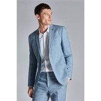 Ted Baker Slim Fit Hydra Airforce Linen Blend Blue Men's Suit Jacket