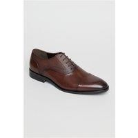 Racing Green McClaren Brown Capped Oxford Shoe